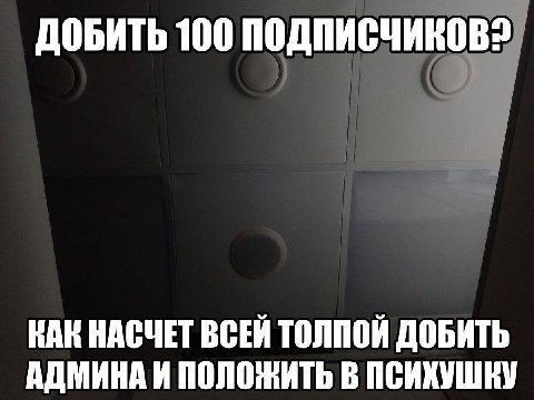 ДОБИТЬ 100 ПОДПИСЧИКОВ? КАК НАСЧЕТ ВСЕЙ ТОЛПОЙ ДОБИТЬ АДМИНА И ПОЛОЖИТЬ В ПСИХУШКУ