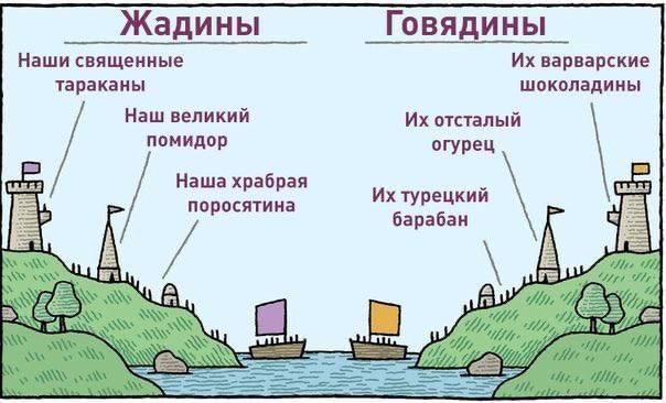 Жадины Говядины Наши священные варварские тараканы шоколадины Наш великий отсталый помидор огурец Наша храбрая турецкий поросятина барабан i AAS Hye 7772)
