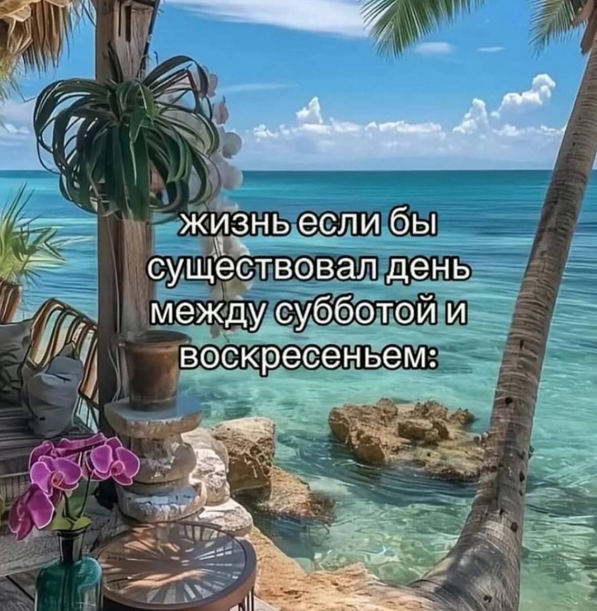 A. жизнь если бы существовал день Между субботой и воскресеньем:
