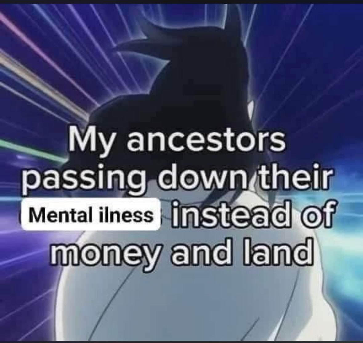 My ancestors passing money and
