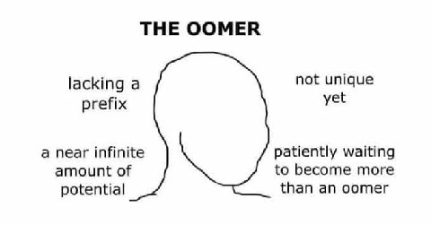 ТНЕ ООМЕК lacking a not unique prefix yet a near infinite patiently waiting amount of to become more potential than an oomer