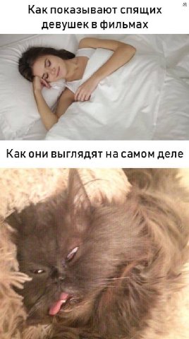 Как показывают спящих девушек в фильмах Как они выглядят на самом деле 4