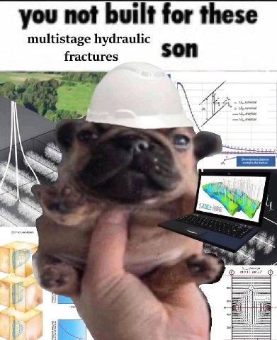 you not built for these multistage hydraulic fractures 7