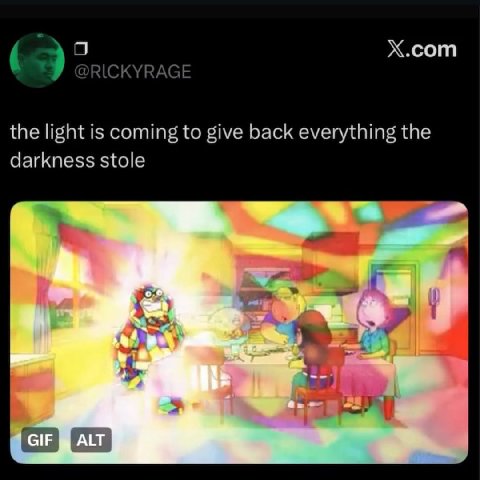 Х.сот the light is coming to give back everything the darkness stole 4