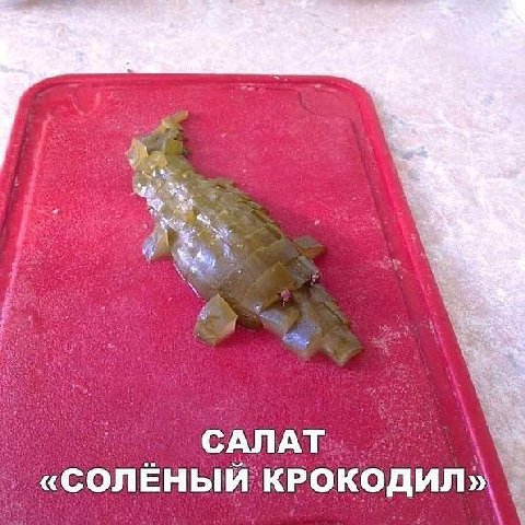 8 САЛАТ _«СОЛЁНЫЙ` КРОКОДИЛ»)