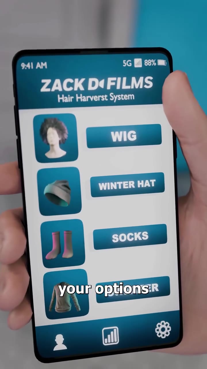 ZACKD‘«FILMS 4 Hair Harverst System