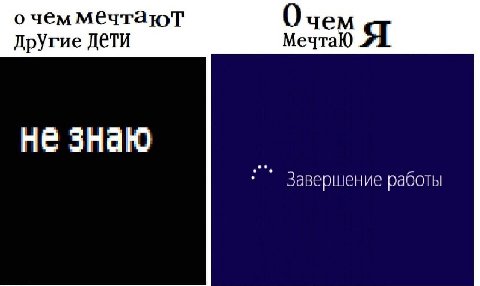 о чем Очем Другие ДЕТИ МечтаЮ Я Не знаю завершение работы