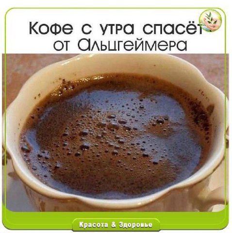 Кофе с от Альугеймера Красота Здоровье