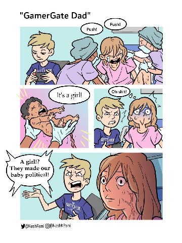 "GamerGate Dad" an A у WITCHER A girl!? They made our baby political!