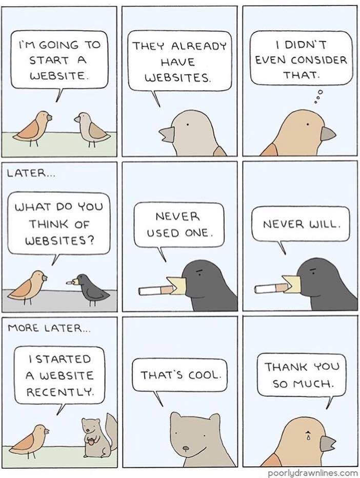GOING TO THEY ALREADY START A HAVE EVEN CONSIDER THAT. WEBSITE. WESSITES, LATER... WHAT YOU THINK OF NEVER, USED ONE. WEBSITES? MORE LATER... ЗТААТЕО THANK YOU A WEBSITE SO MUCH. RECENTLY.