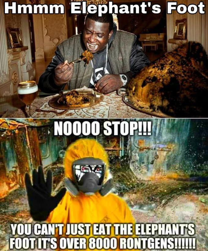 Hmmm Elephant's Foot a YOU CAN'T JUST EAT THE ELEPHANT'S OVER 8000