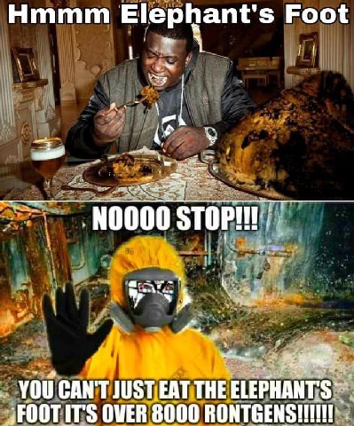 Hmmm Elephant's Foot a YOU CAN'T JUST EAT THE ELEPHANT'S OVER 8000