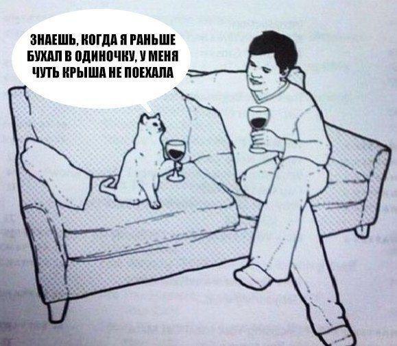 ЗНАЕШЬ, КОГДА Я РАНЬШЕ БУХАЛ В ОДИНОЧКУ, У МЕНЯ ЧУТЬ КРЫША HE ПОЕХАЛА