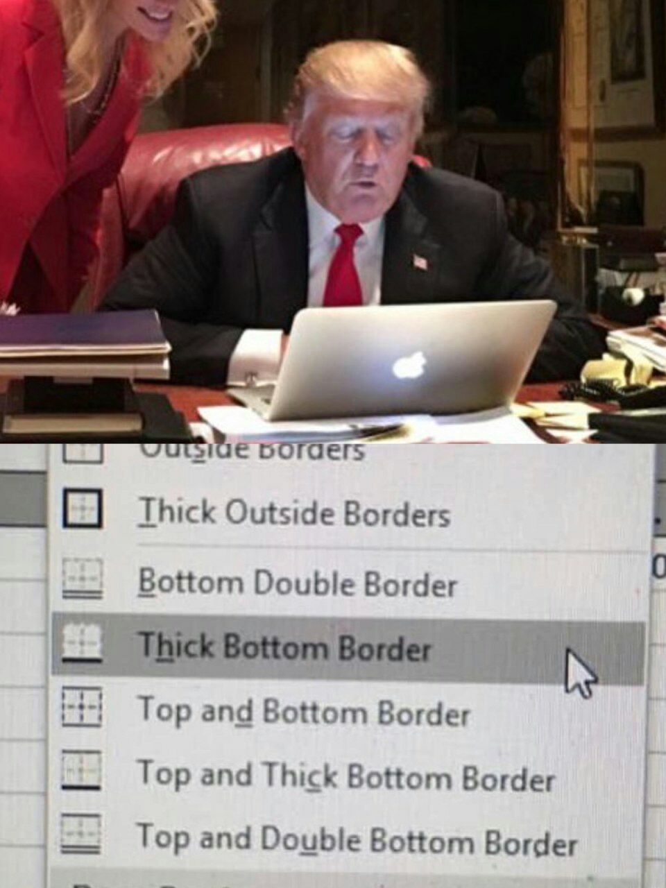 я 9 a= it Thick Outside Borders Bottom Double Border Thick Bottom Border AS Top and Bottom Border Top and Thick Bottom Border Тор and Double Bottom Border