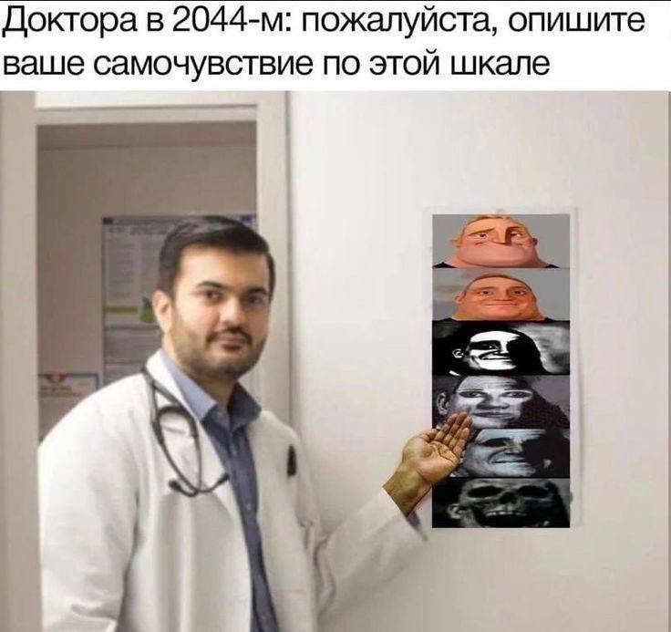 Доктора в пожалуйста, опишите ваше самочувствие по этой шкале
