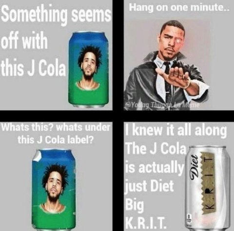 Something seems Hang on one minute off with 3 this Cola New Whats this? whats under this Cola label? knew it all along 4 The Cola is actually just Diet K.R.LT. pong