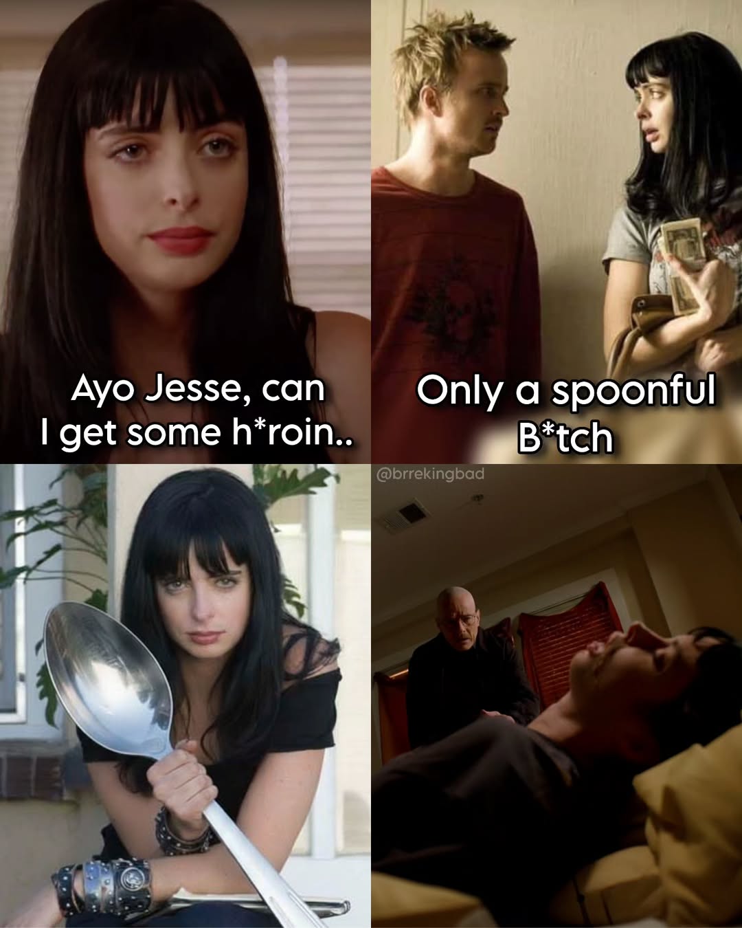 4 и: Ayo Jesse, can Only a spoonful get some B*tch