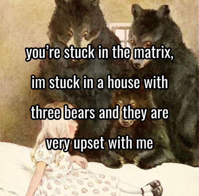 убите stuck in the;matrix, stuck in a house with and they are ‘avery upset with me