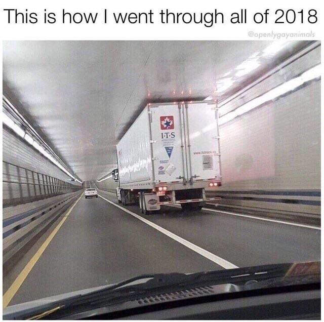 This is how went through all of 2018