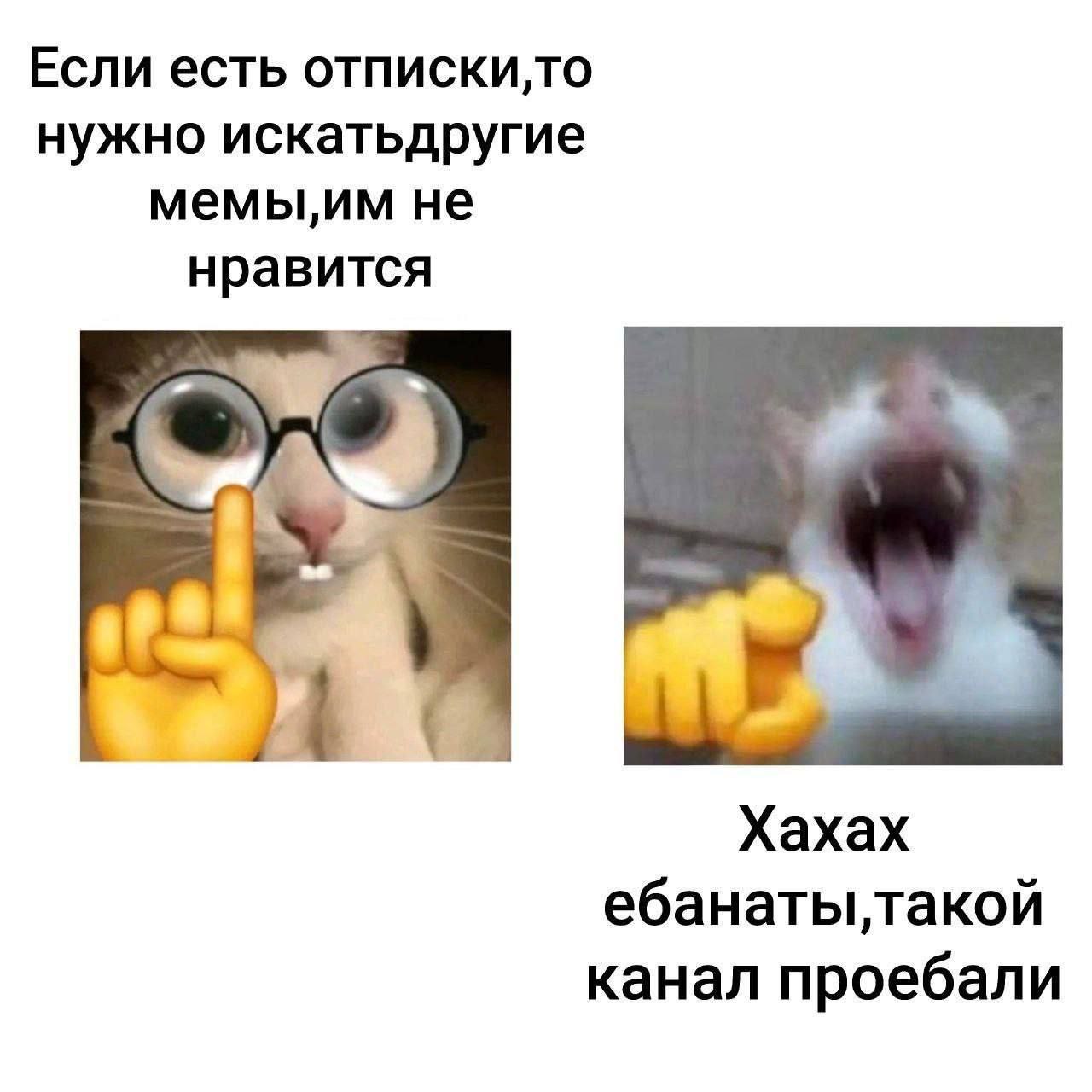 Если есть отписки,то нужно искатьдругие не нравится Хахах ебанаты, такой канал проебали