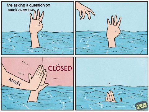 Me asking a question on stack overflow
