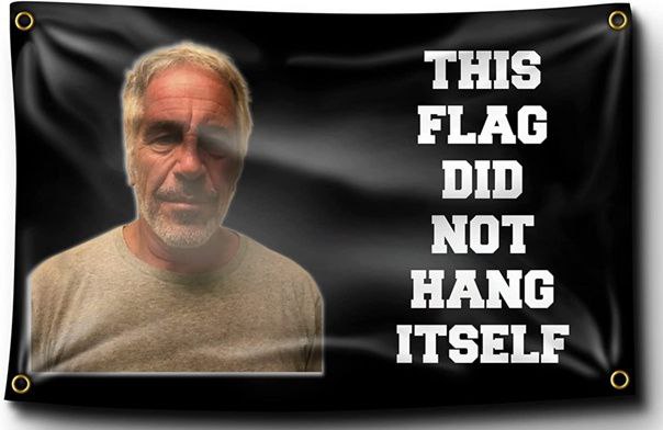 https://www.amazon.com/Banger-Jeffrey-Epstein-Tapestry-Grommets/dp/B097B38B3T
