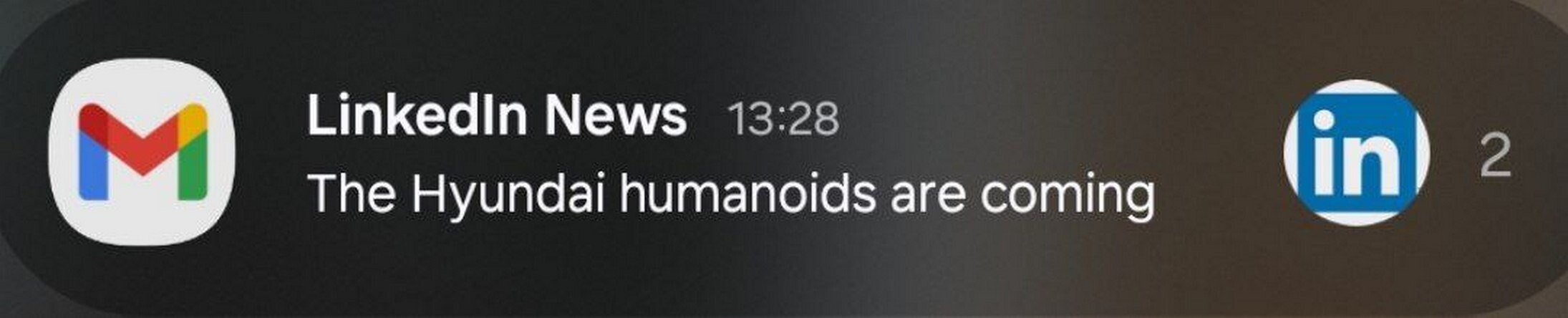 Linkedin News 13:28 (in) 2 The Hyundai humanoids are coming