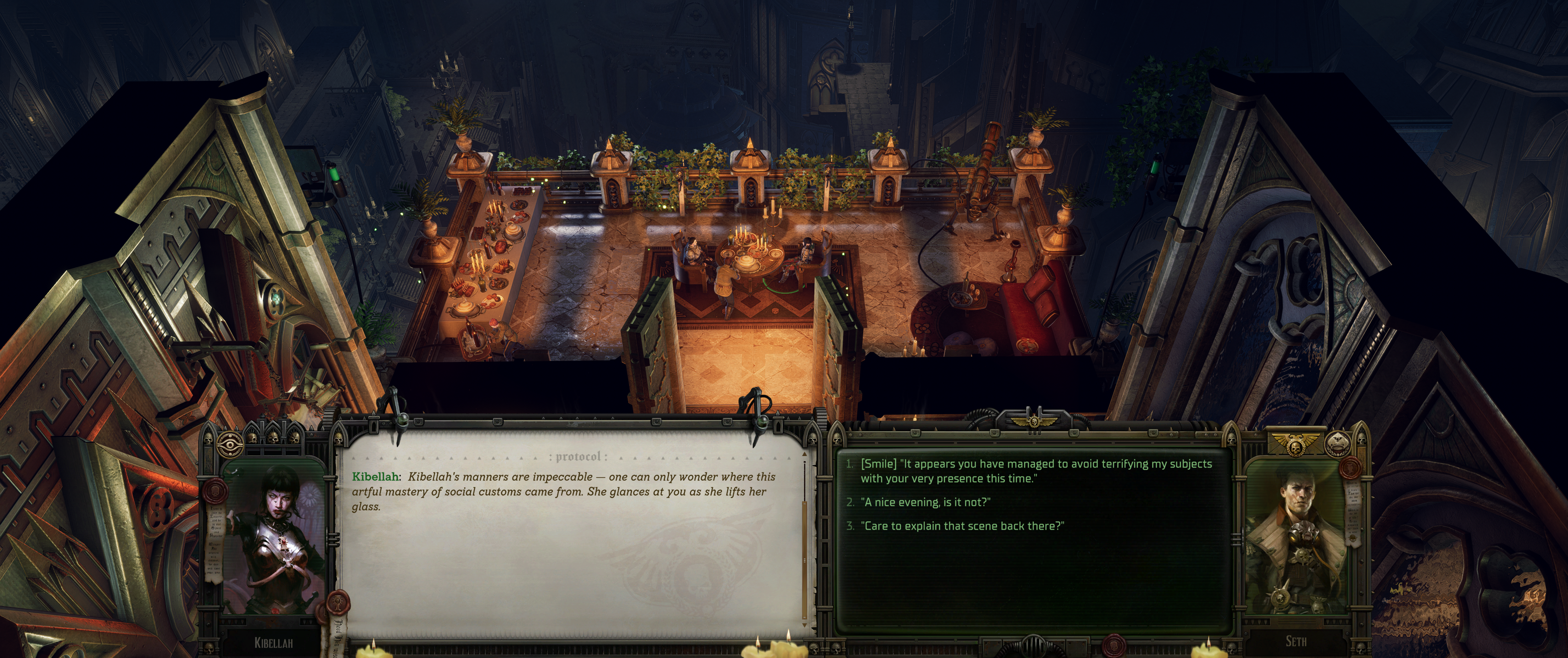 Rogue Trader is peak fantasy setting
not only you become one of the most important person in setting, kill ancient god, become daemon-prince(optionally), you can have dinner with goth girl which cares