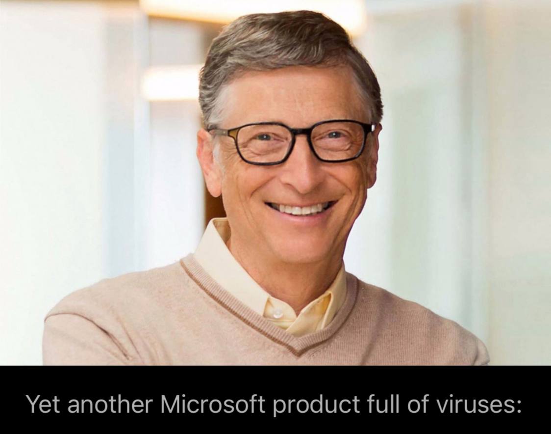 Yet another Microsoft product full of viruses: