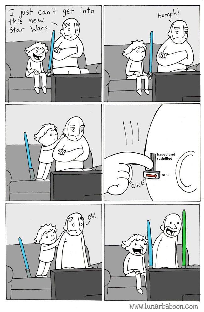 I just can't get into this new Star Wars. 5
