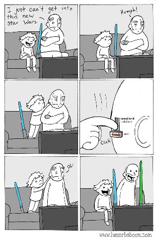 I just can't get into this new Star Wars. 5