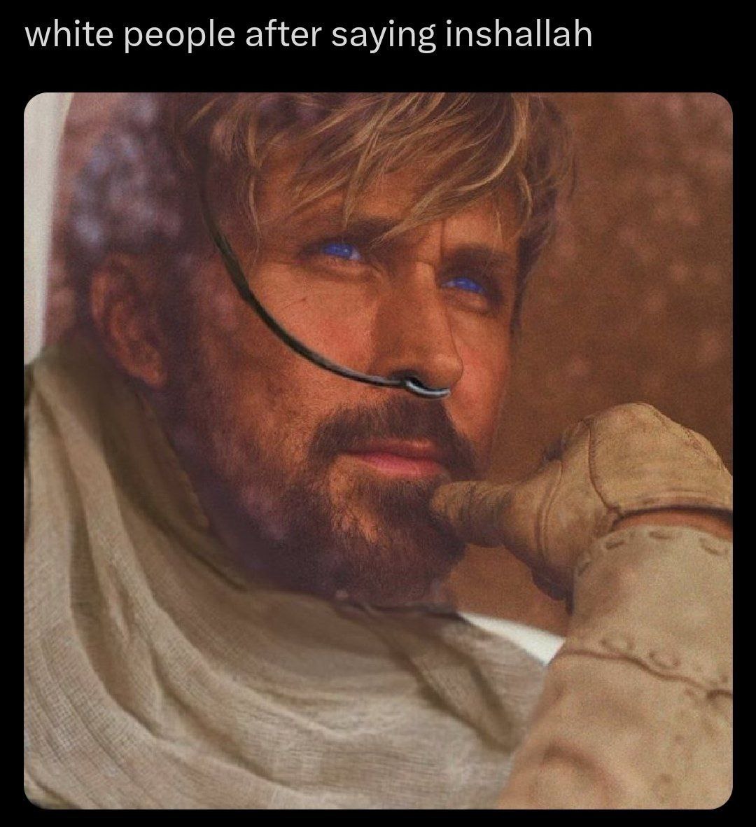 white people after saying inshallah