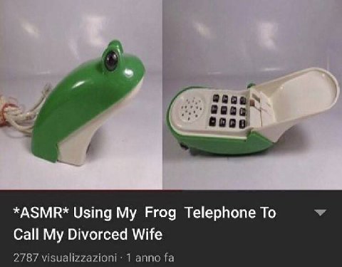 *АЗМВ* Using My Frog Telephone To Call My Divorced Wife