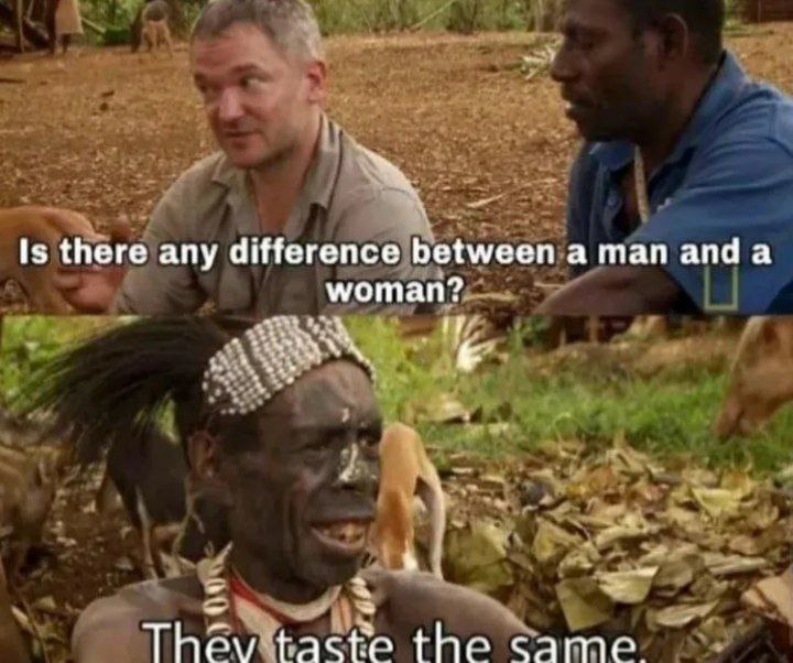 Is there any difference between a man anda woman? Thay the