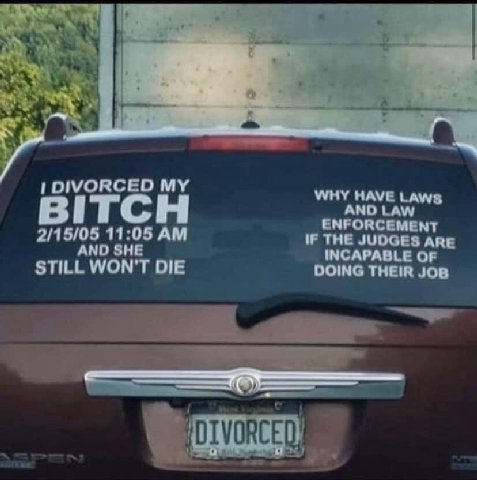 4 А... DIVORCED MY WHY HAVE AND BITCH ENFORCEMENT 2/15/05 11:05 IF THE JUDGES ARE AND SHE INCAPABLE OF STILL WON'T DIE DOING THEIR JOB