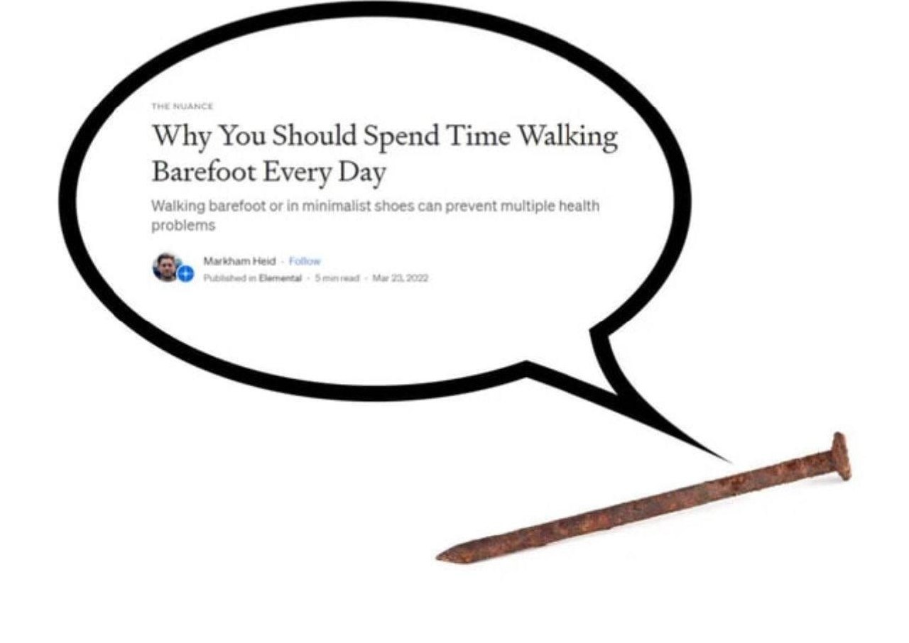 Why You Should Spend Time Walking Barefoot Every Day