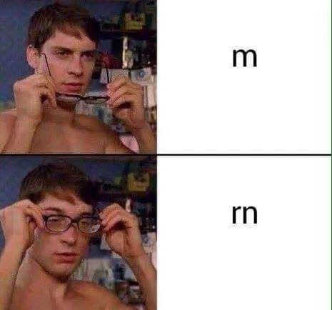 m m