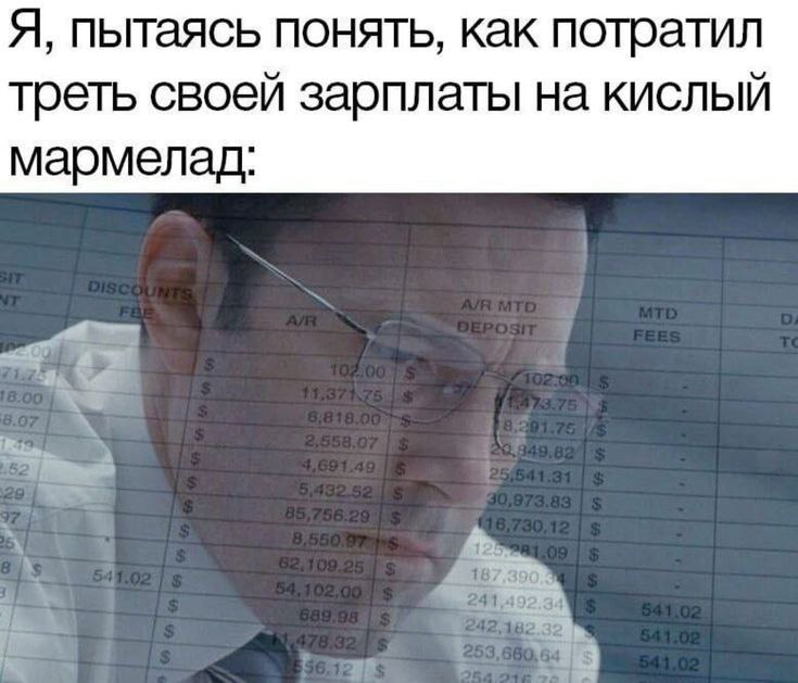 Я, пытаясь понять, как потратил треть своей зарплаты на кислый мармелад: а