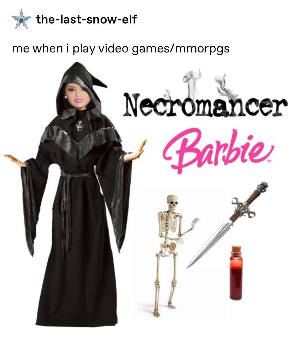 the-last-snow-elf me when i play video games/mmorpgs Necromane a