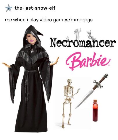 the-last-snow-elf me when i play video games/mmorpgs Necromane a