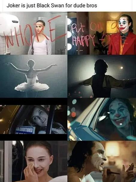 Joker is just Black Swan for dude bros