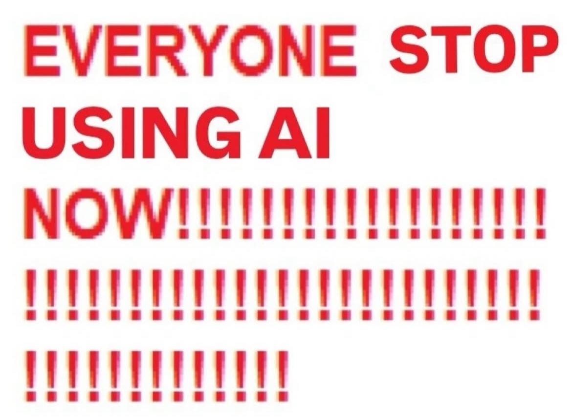EVERYONE STOP USING