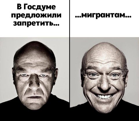 В Госдуме предложили ..мигрантам... запретить...