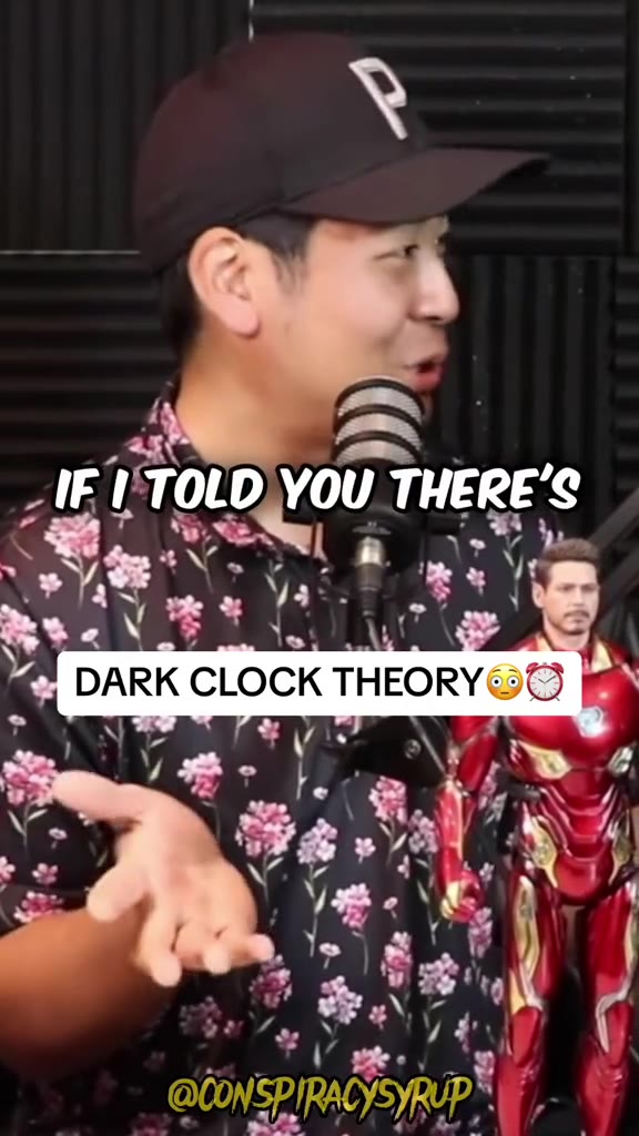 Е итого YOU THERE'S VA DARK CLOCK ТНЕОРУ О bam