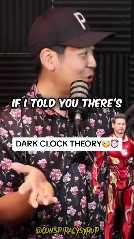 Е итого YOU THERE'S VA DARK CLOCK ТНЕОРУ О bam