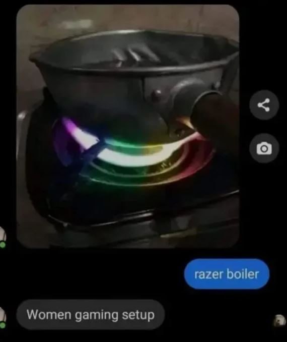 razer boiler Women gaming setup