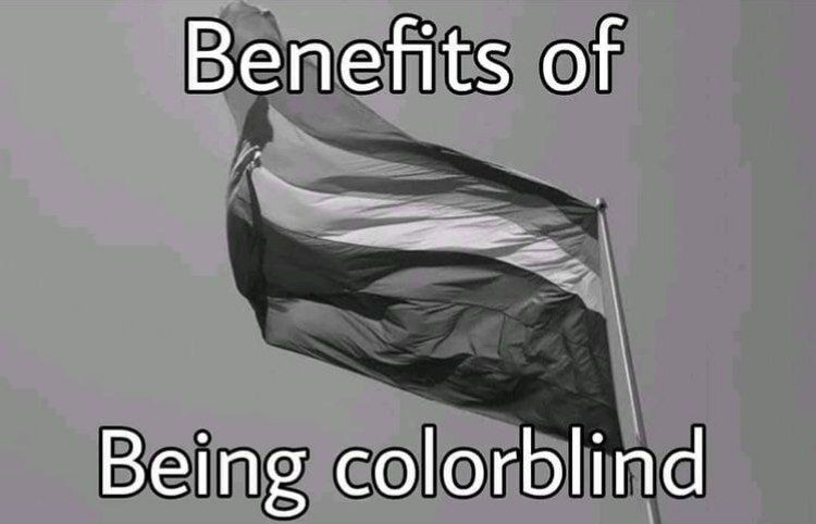 Benefits of Being colorblind