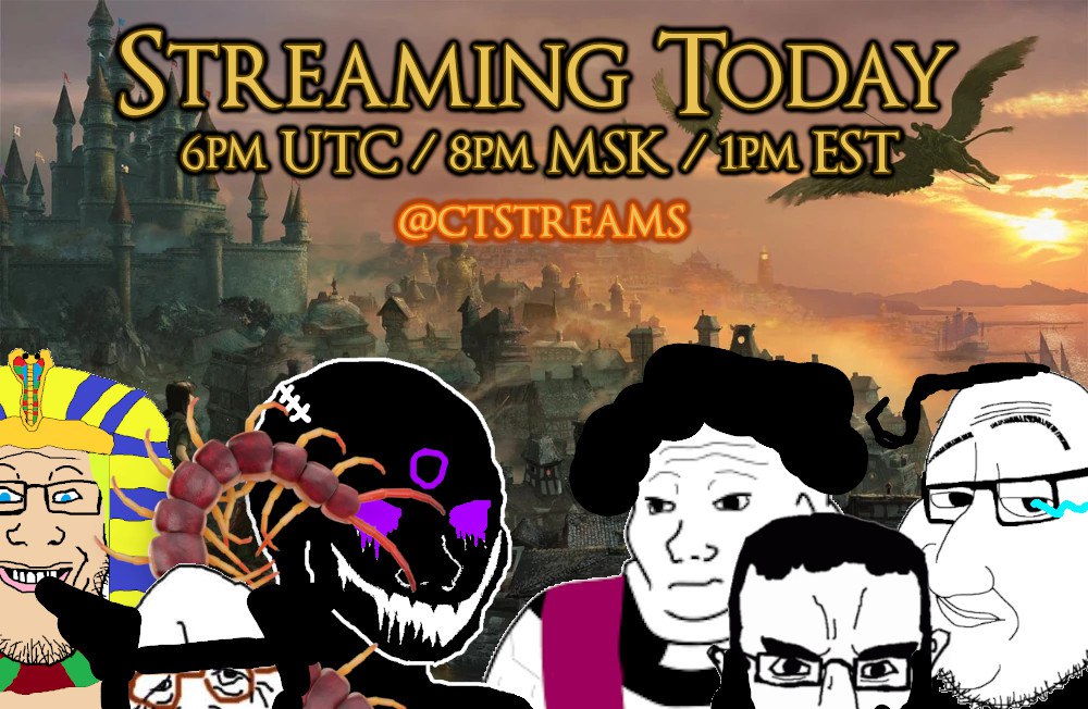 WE STREAM TODAY!!!
The party, after drinking copious amounts of beer, has descended into Undermountain. They clowned on a bunch of vampire cosplayers.

I am joined by Smeed and some of his frens from