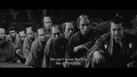 We can't move like this, like a centipede.