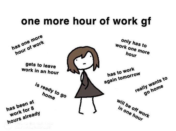 one more hour of work Only has to Work о hour "ore gets to lea Work in an hour nas 40 gain AS hom, 90 at nas wort are